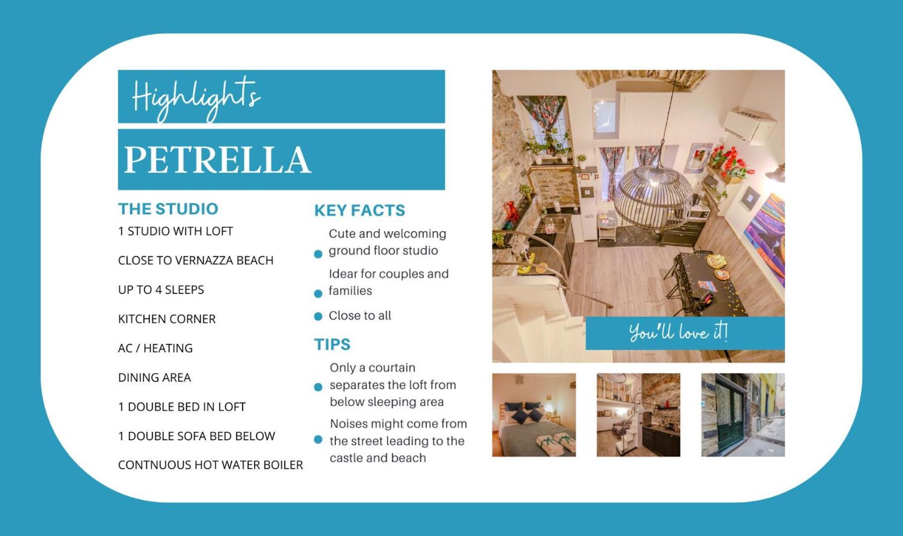 Petrella'S Point Studio With Ac เวอนาซซา ภายนอก รูปภาพ